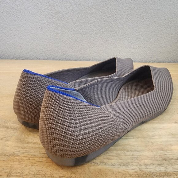 Rothy's Shoes Womens Size 9 Brown The Point Flats Pointed Toe Knit Washable - Picture 3 of 14